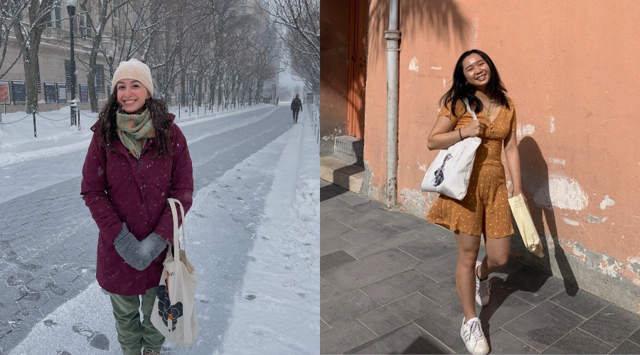 Left: Nikka Afshar ‘23GS; Right: Anne Nguyen ‘23GS