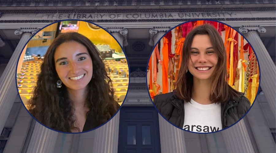 Sofia Houir ‘26GS and Elyse Demkiw ‘26GS