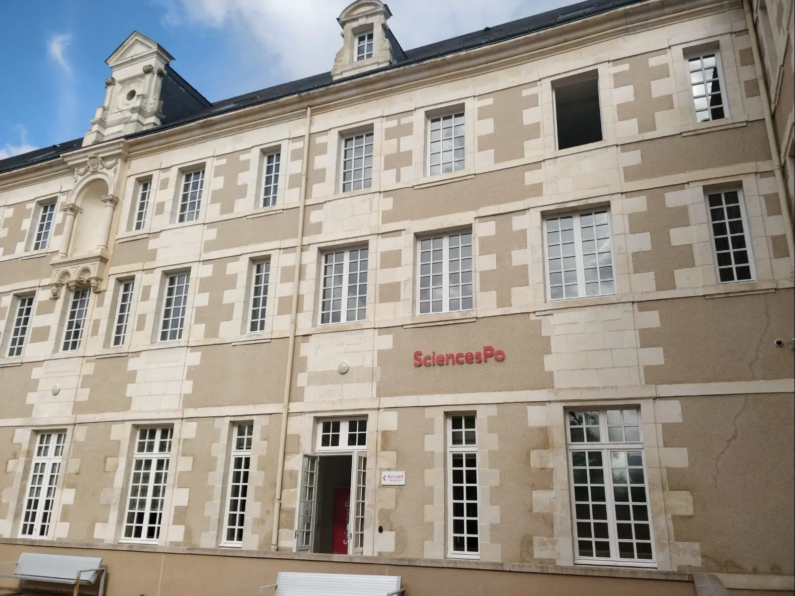 Poitier campus during the day