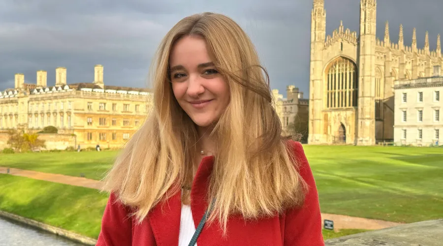 Blythe Edwards ‘21GS at Cambridge University
