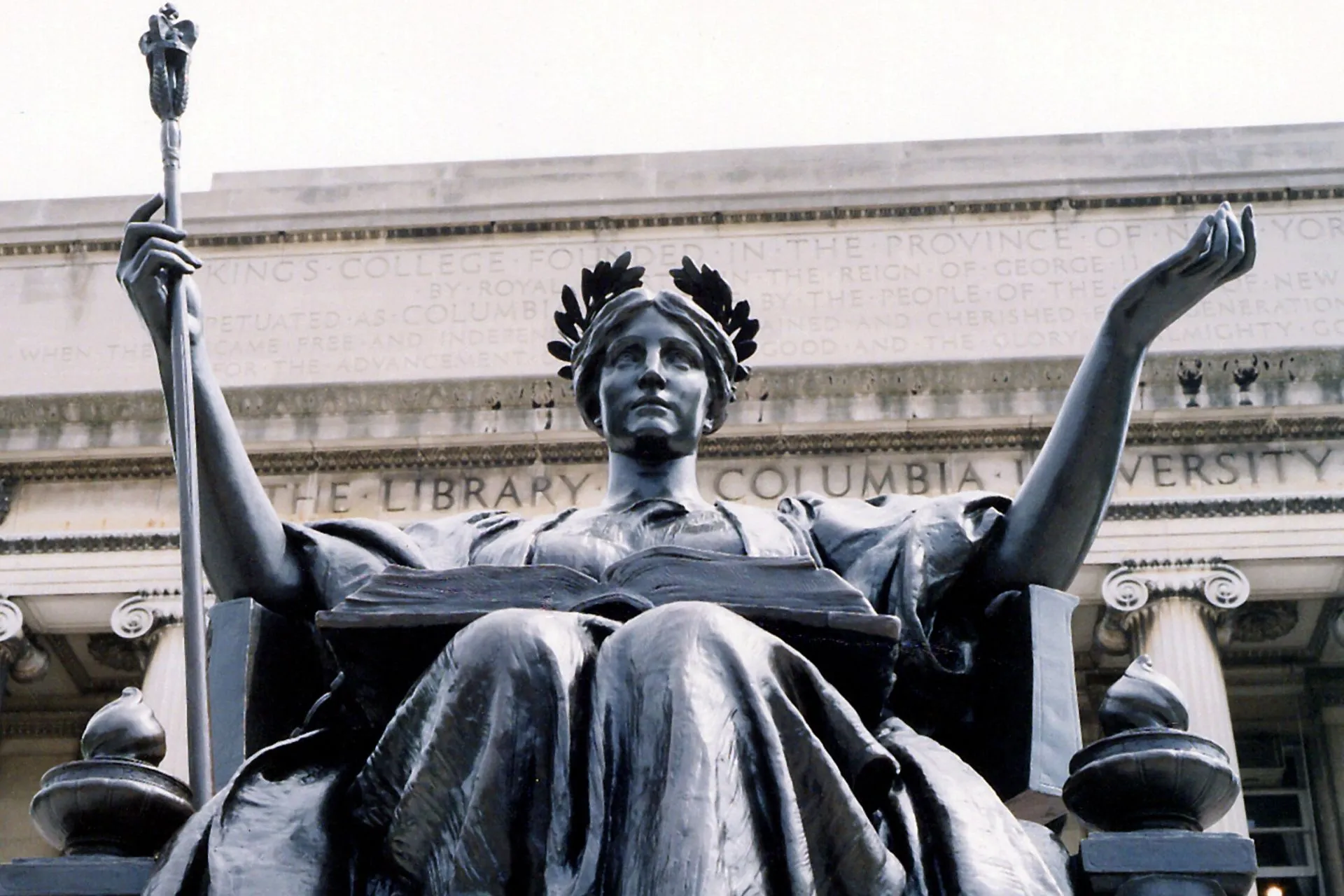 Alma Mater statue at Columbia University